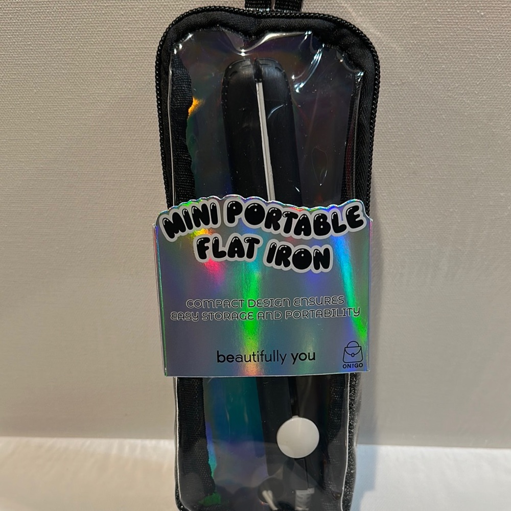 Beautifully You Mini Portable Travel Flat Iron with Ceramic Plates.